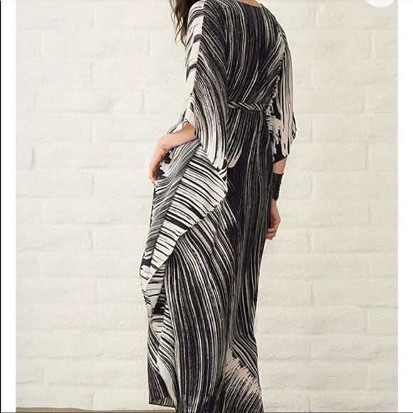 NEW Striped Kaftan Cover Up Dress - Picture 4 of 8